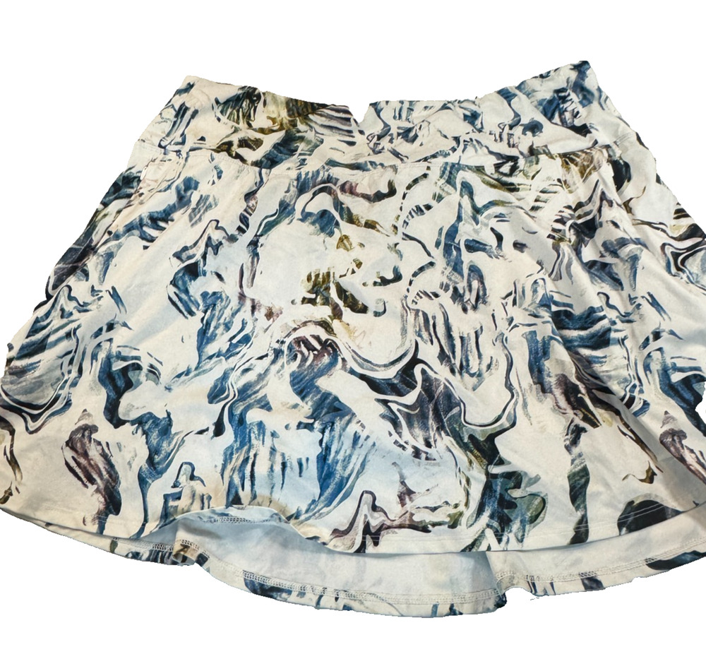 CALIA Women's 15" Athletic Golf Eagle Skort Moss Print Multi 2XL